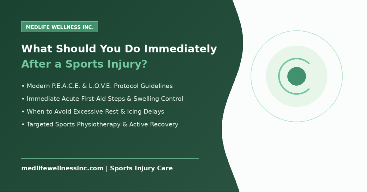 What Should You Do Immediately After a Sports Injury?